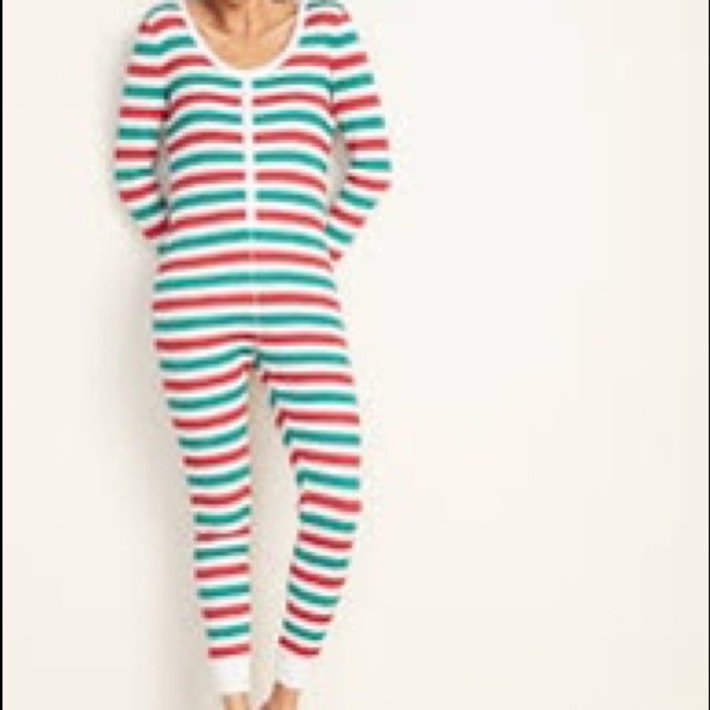 Old Navy stripped waffle knit onesie